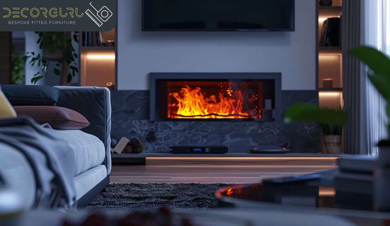 TV Unit with a Fireplace for Your Space