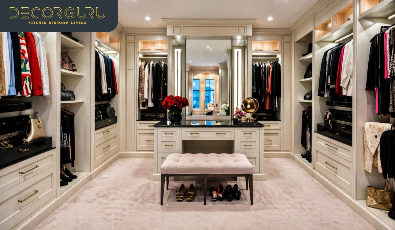 walk-in wardrobe ideas UK