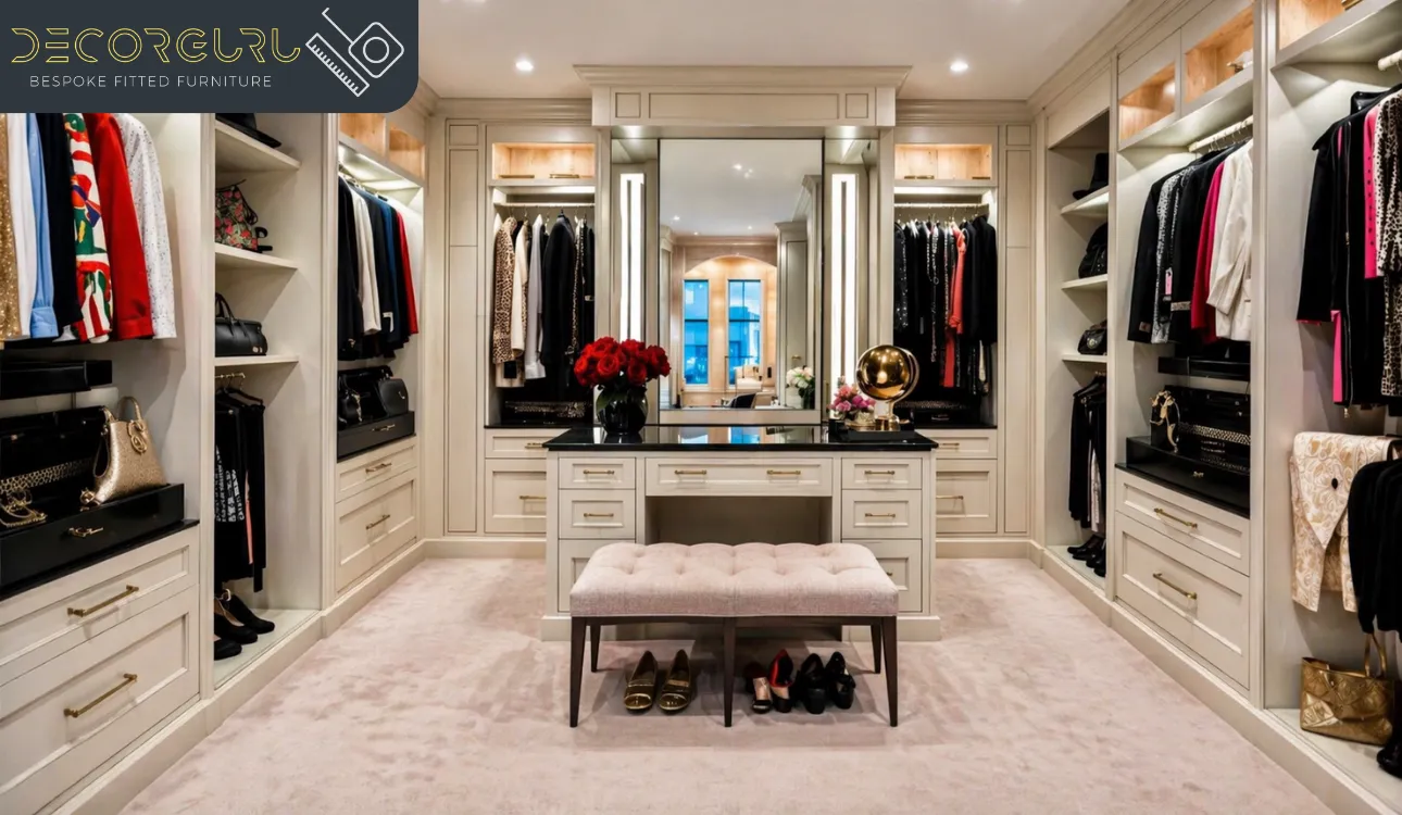 Walk-in wardrobe ideas UK